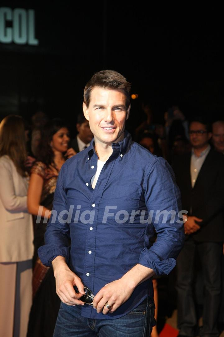 Tom Cruise at special screening of Mission Impossible - Ghost Protocol at Imax