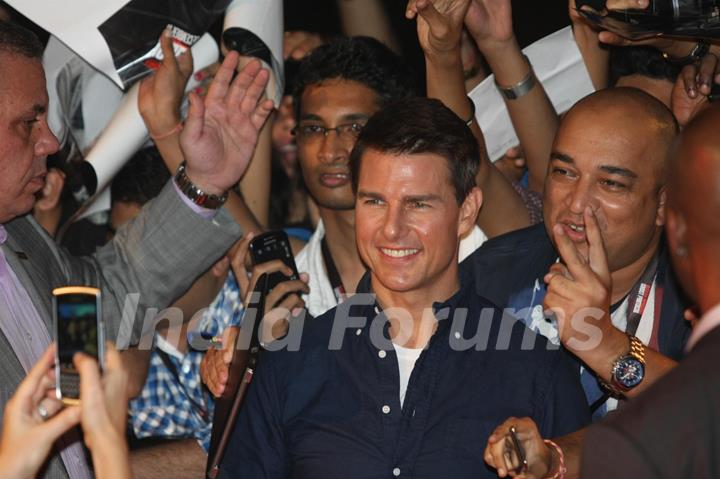 Tom Cruise at special screening of film Mission Impossible at IMAX