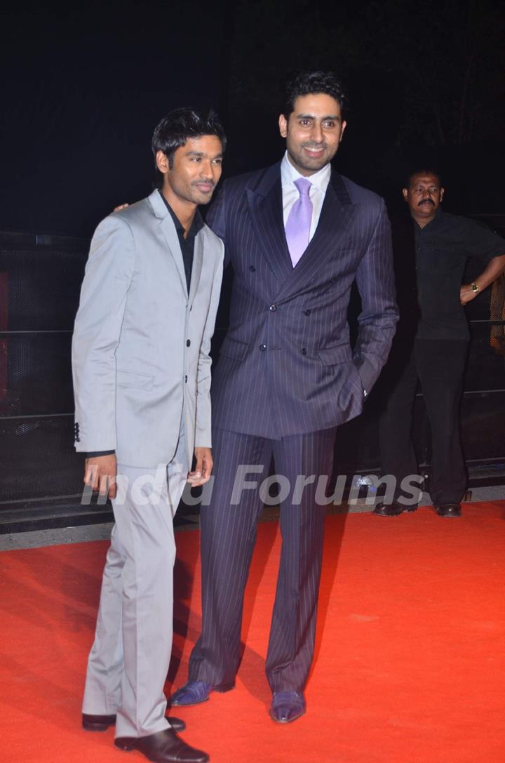 Abhishek Bachchan poses for a photo at Mission Impossible premiere at IMAX Wadala