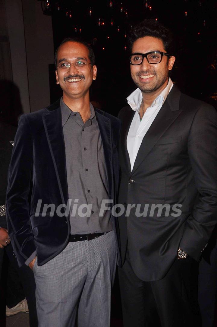 Sooraj Barjatya and Abhishek Bachchan at 'The Chivas Studio 2011' events