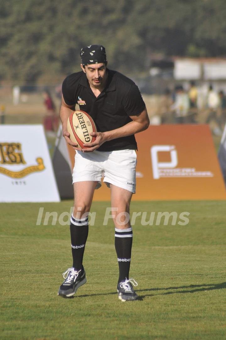 Celebs at Kingfisher Rugby match in Bombay Gymkhana