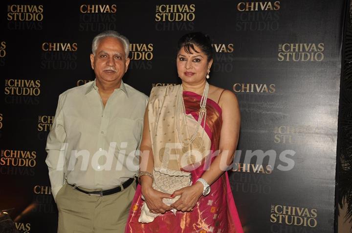 Kiran and Ramesh Sippy at 'The Chivas Studio 2011' event