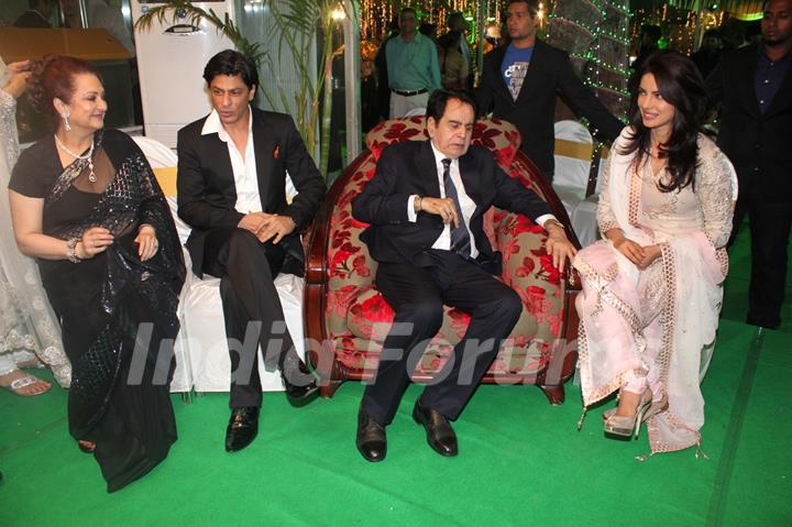 Shah Rukh Khan, Priyanka Chopra, Saira Banu grace Dilip Kumar's 89th Birthday Party