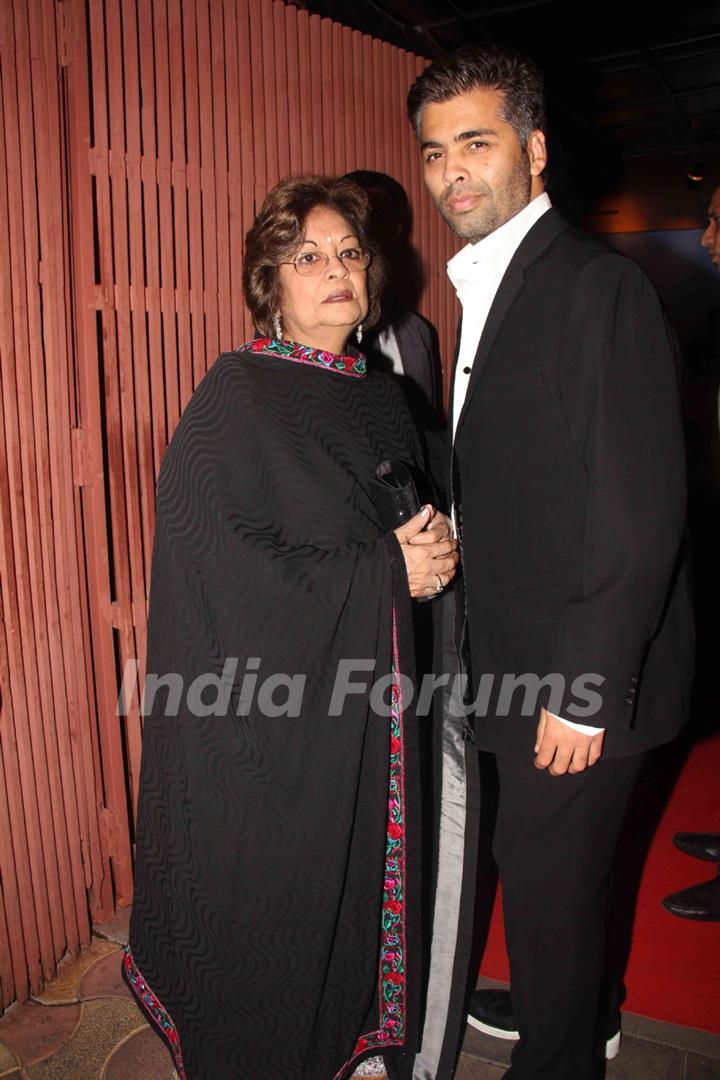 Karan Johar at The Dirty Picture success party