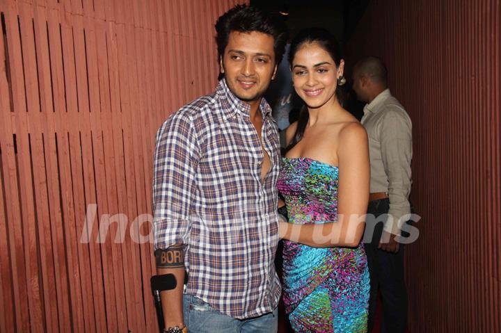 Ritesh Deshmukh with Genelia DSouza