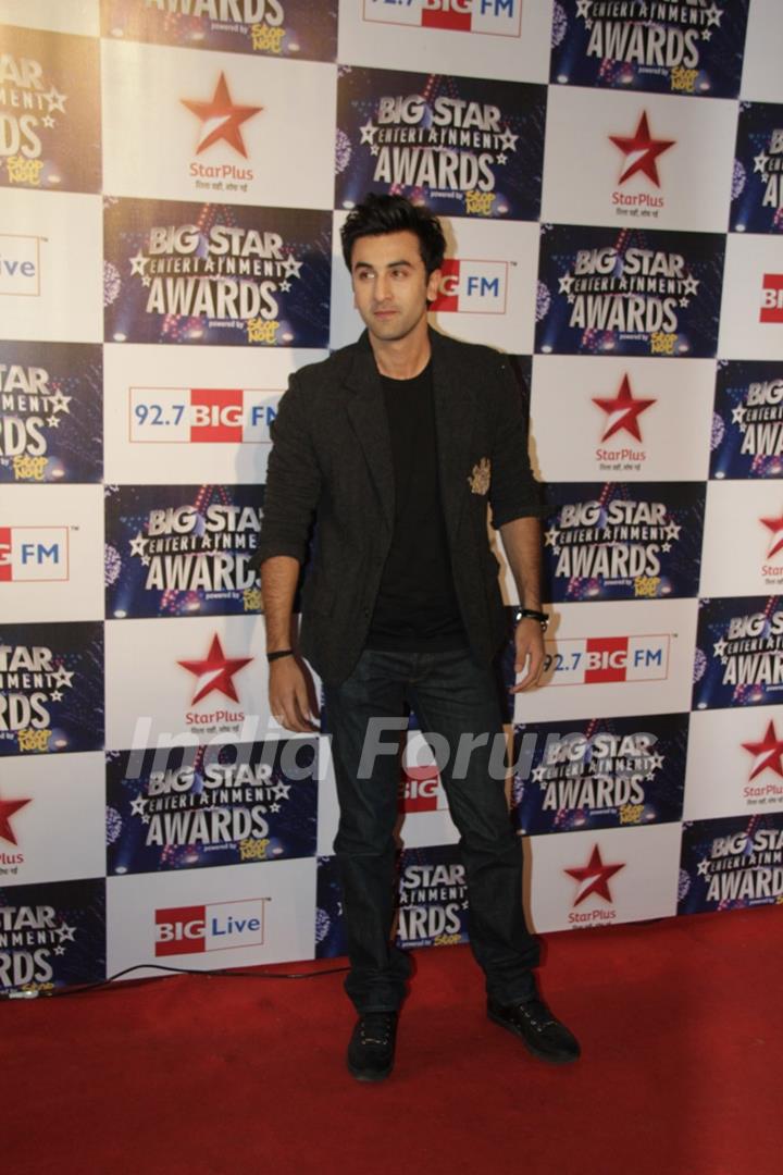 Ranbir Kapoor at the Big Star Entertainment Awards