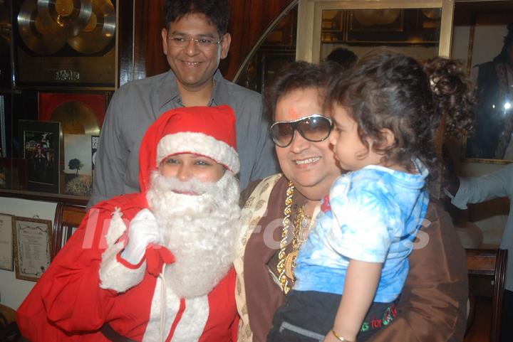 Bappi Lahri launches Rocking Dard-e-disco in Juhu, Mumbai. .