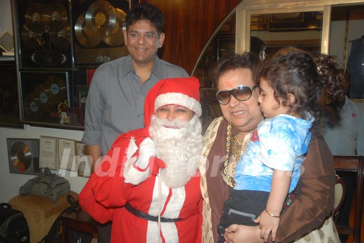 Bappi Lahri launches Rocking Dard-e-disco in Juhu, Mumbai. .