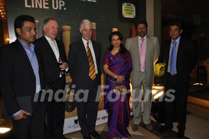 Kapil Dev, Sharmila Tagore at the 2nd edition of the RSD World Cricket Summit in Mumbai