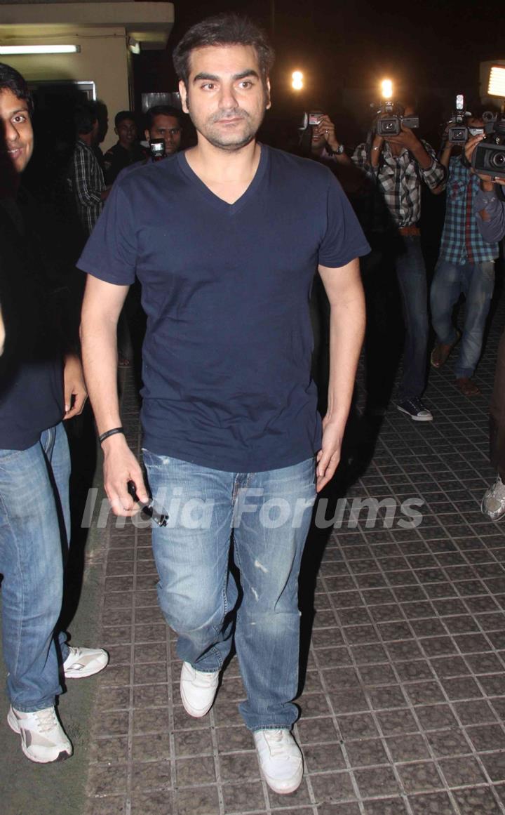 Arbaaz Khan at Don 2 special screening at PVR