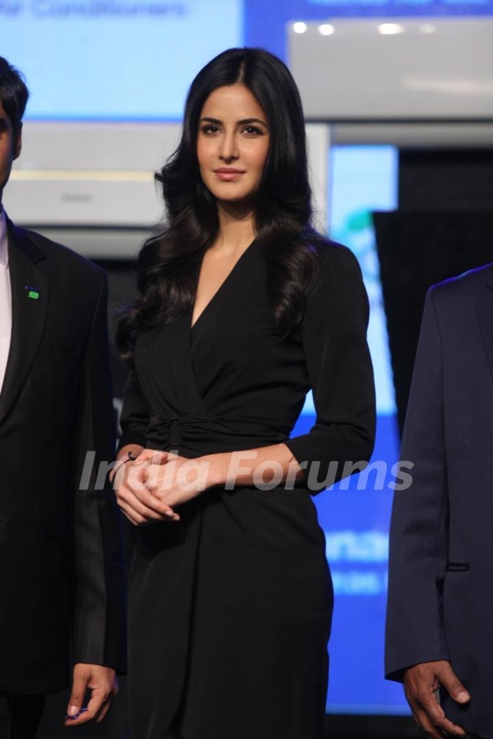 Katrina Kaif launches Econ Air Conditioners by Panasonic at Hotel Renaissance in Powai, Mumbai