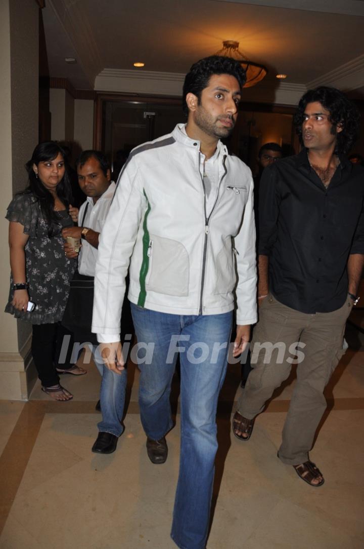 Abhishek Bachchan at film PLAYERS media interviews at Hotel JW Marriott in Mumbai