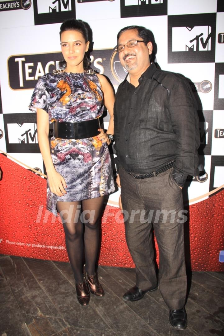 Neha Dhupia at Teachers scotch launch in Vie Lounge, Juhu