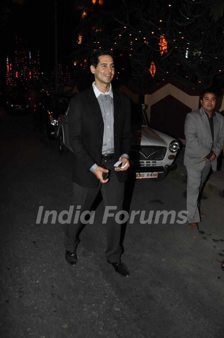 Dino Morea at Midnight Mass in Mumbai