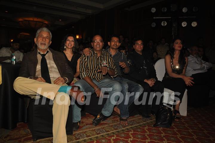 Naseeruddin Shah and Atul Kulkarni at Music Launch Of Chaalis Chaurasi