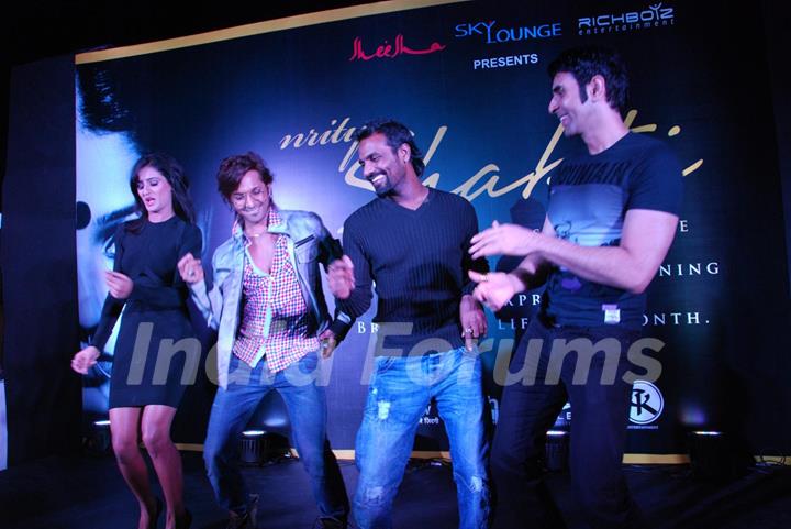 Remo Dsouza, Terence Lewis and Sandip Soparkar at launch of Shakti Mohan's Dance Calendar