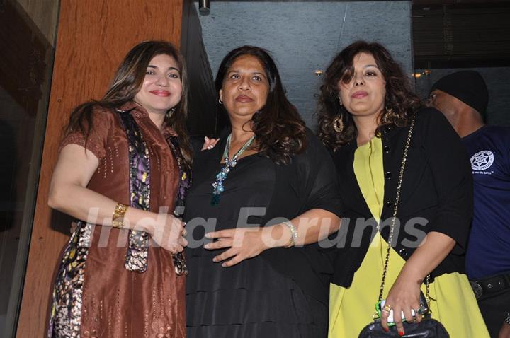 Alka Yagnik at launch of Mohini's new restaurant Mangiamo