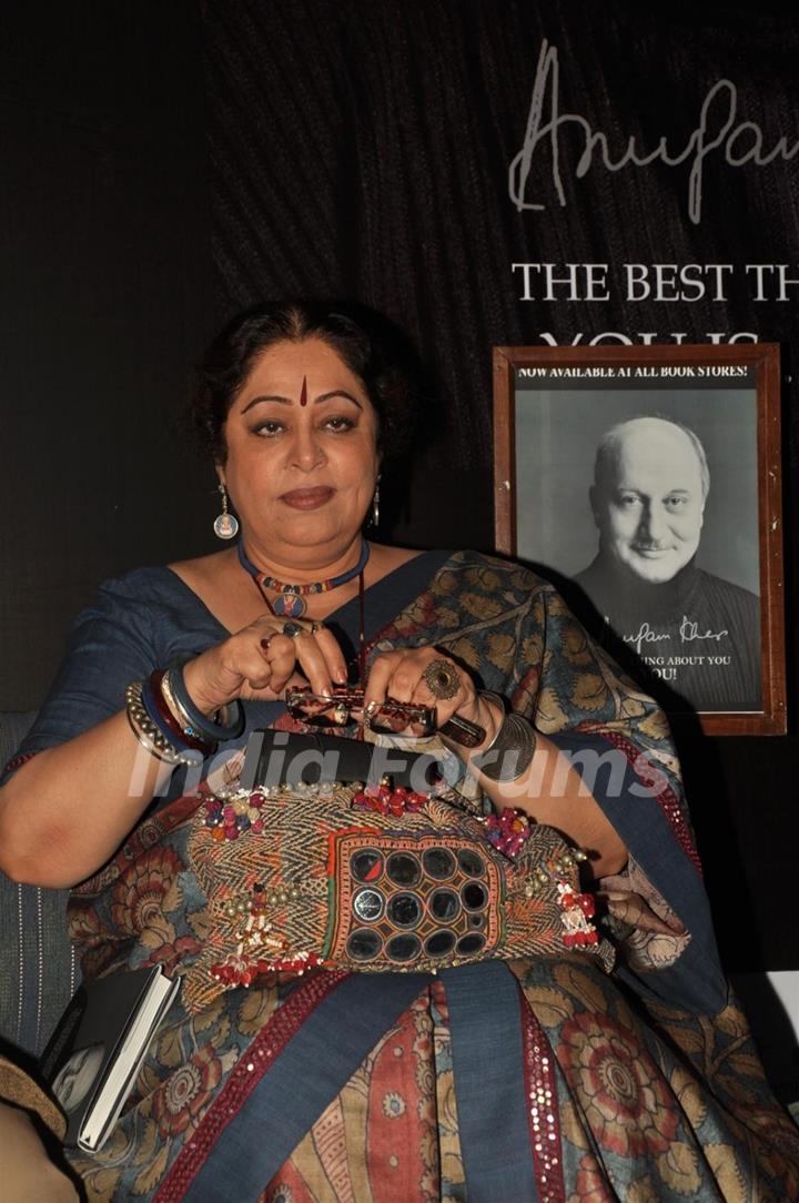 Kirron Kher at the book launch of Anupam Kher titled, 'The Best Thing About You Is You' at Le Sutra