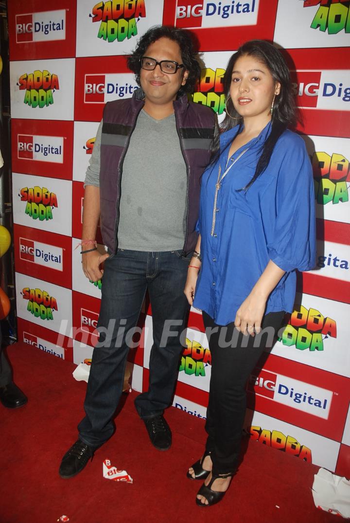 Sunidhi Chauhan during the music launch of &quot;Sadda Adda&quot;, at 92.7 BIG FM