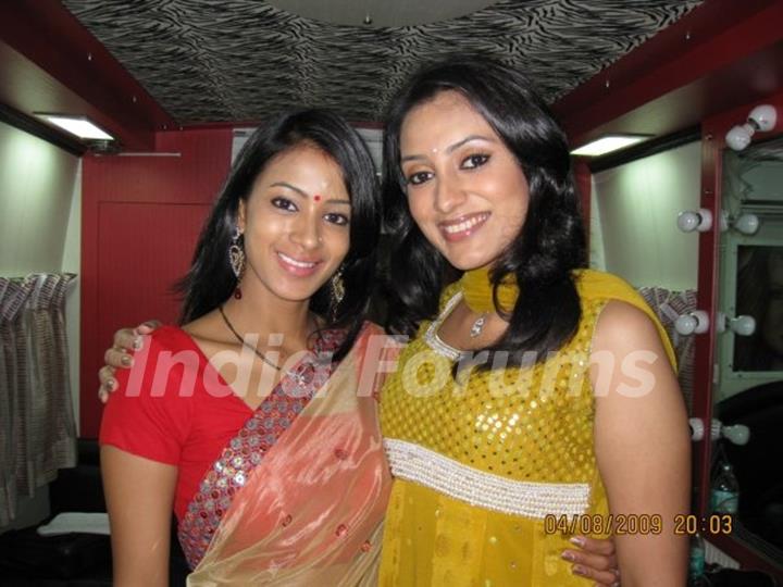 Vandana Lalwani with Barkha Bisht