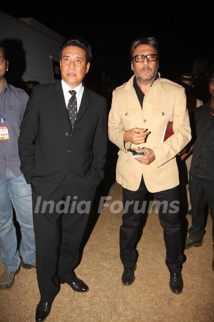 Danny Denzongpa and Jackie Shroff at Police event Umang-2012