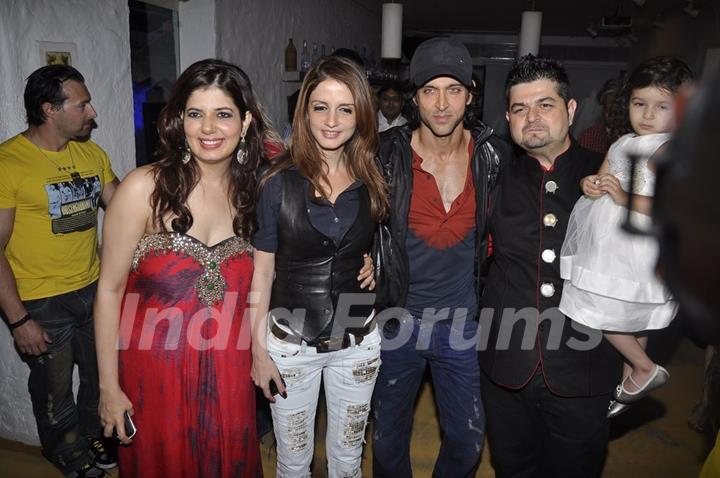 Hrithik Roshan with wife Sussanne K Roshan grace Dabboo Ratnani Calendar launch