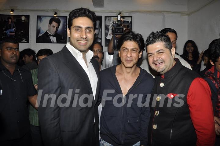 Abhishek Bachchan with Shah Rukh Khan grace Dabboo Ratnani Calendar launch