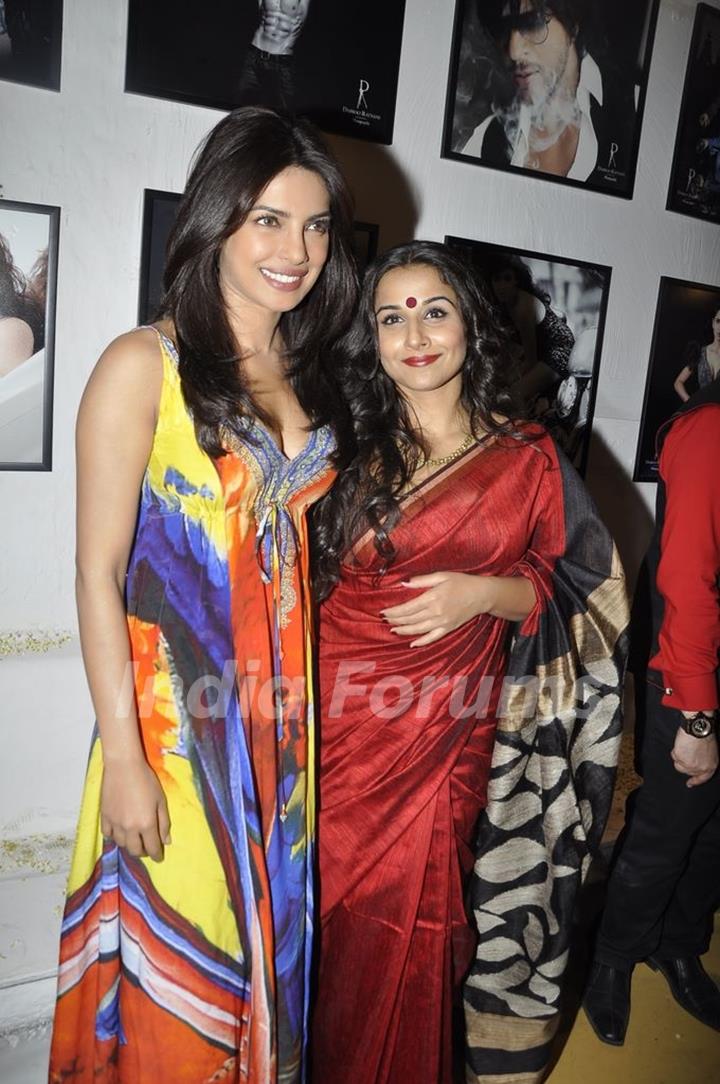 Vidya Balan with Priyanka Chopra grace Dabboo Ratnani Calendar launch