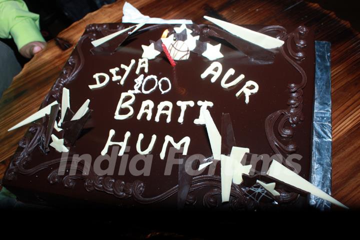 100th episode success party of tvshow 'Diya Aur Baati Hum' at hometown cafe in Juhu