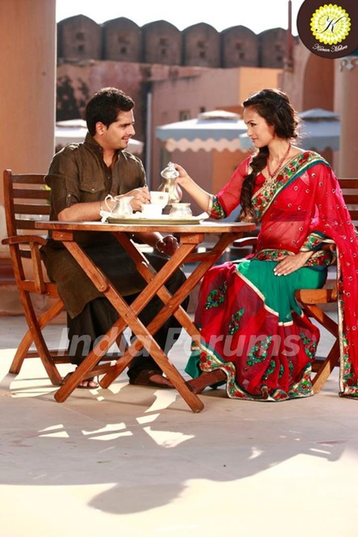 Nisha Rawal and Karan Mehra