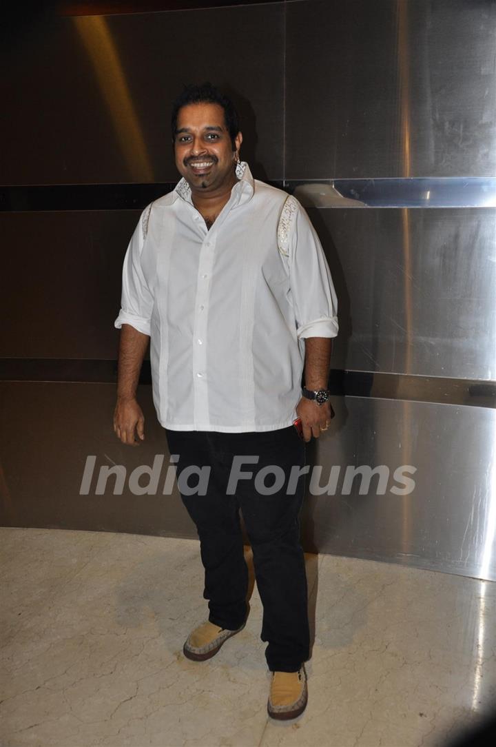 Shankar Mahadevan during the release of Kailash Kher's new album &quot;Kailasha Rangeele&quot; in Mumbai