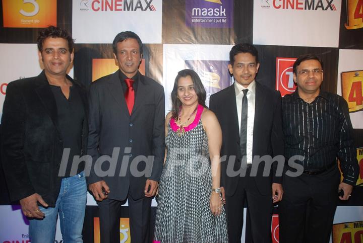 Kay Kay Menon, Atul Kulkarni, Ravi Kissen at the premiere of film &quot;Chaalis Chaurasi&quot; in Cinemax, Mum