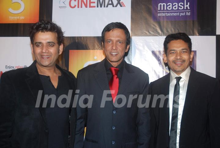 Kay Kay Menon, Atul Kulkarni, Ravi Kissen at the premiere of film &quot;Chaalis Chaurasi&quot; in Cinemax, Mum