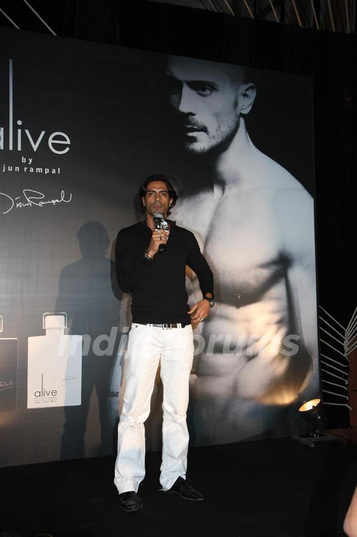 Arjun Rampal 'Alive Perfume' launch at Aurus in Mumbai