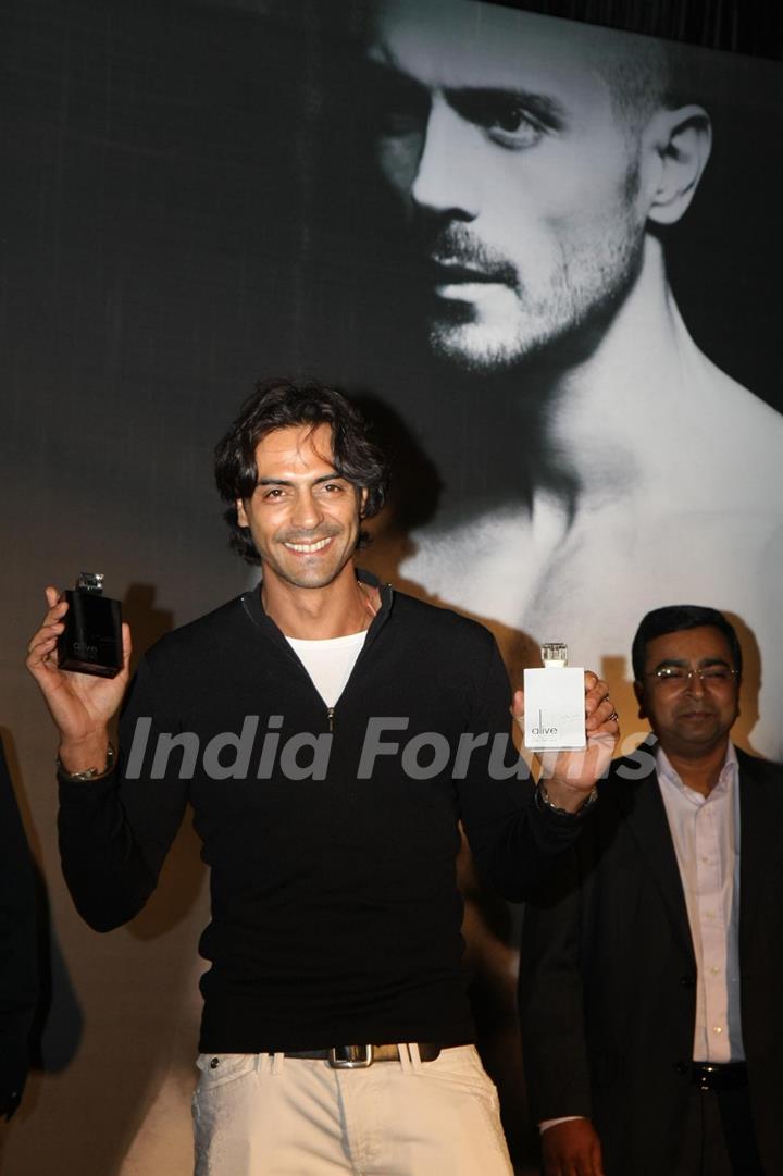 Arjun Rampal 'Alive Perfume' launch at Aurus in Mumbai