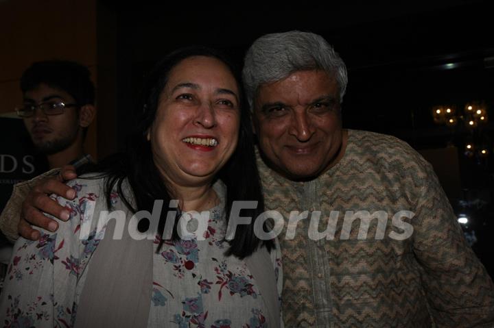 Javed Akhtar at launch of music album 'LEGENDS - KAIFI AZMI' by Saregama music at Hotel Novotel