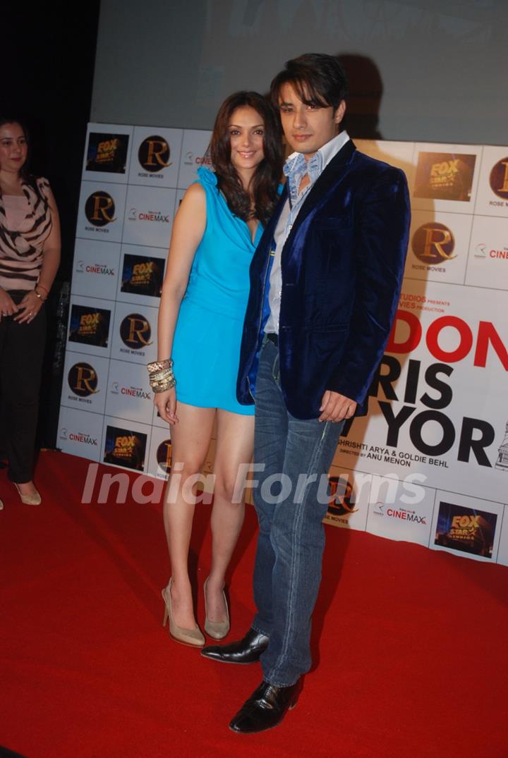 Ali Zafar and Aditi Rao at London Paris New York film fist look at Cinemax