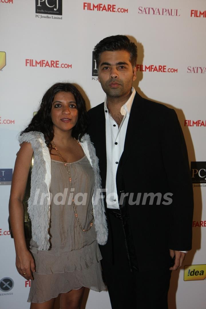 Karan Johar at 57th Filmfare Awards 2011 Nominations Party at Hotel Hyatt Regency in Mumbai