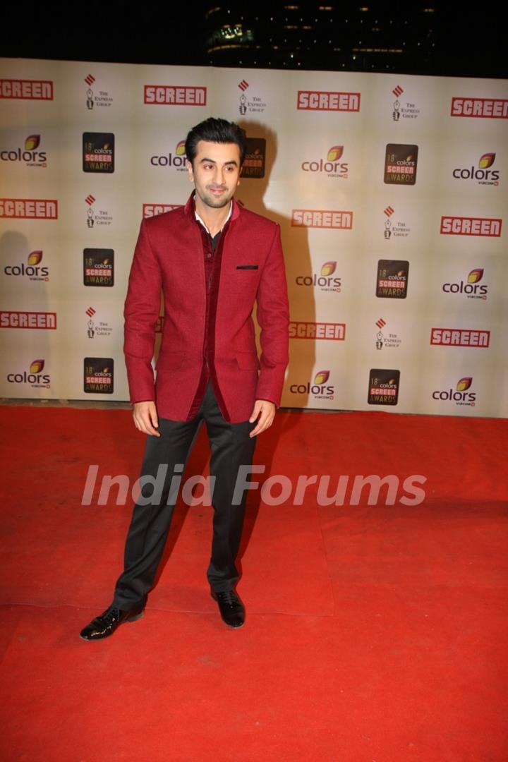 Ranbir Kapoor grace 18th Annual Colors Screen Awards at MMRDA Grounds in Mumbai