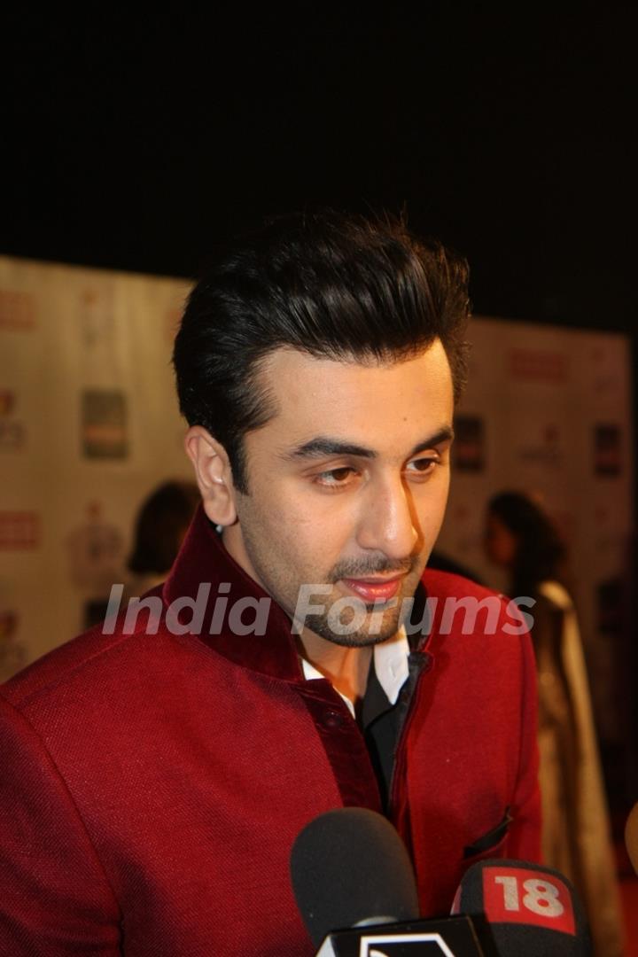 Ranbir Kapoor grace 18th Annual Colors Screen Awards at MMRDA Grounds in Mumbai