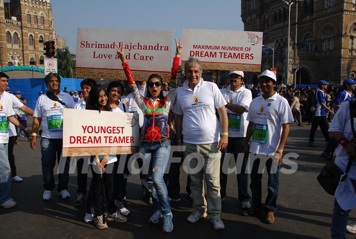 Aditya Raj Kapoor at Standard Chartered Mumbai Marathon 2012 in Mumbai