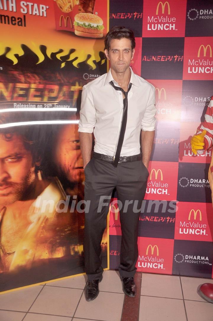 Hrithik Roshan ties up with MCDonalds at Bandra in Mumbai