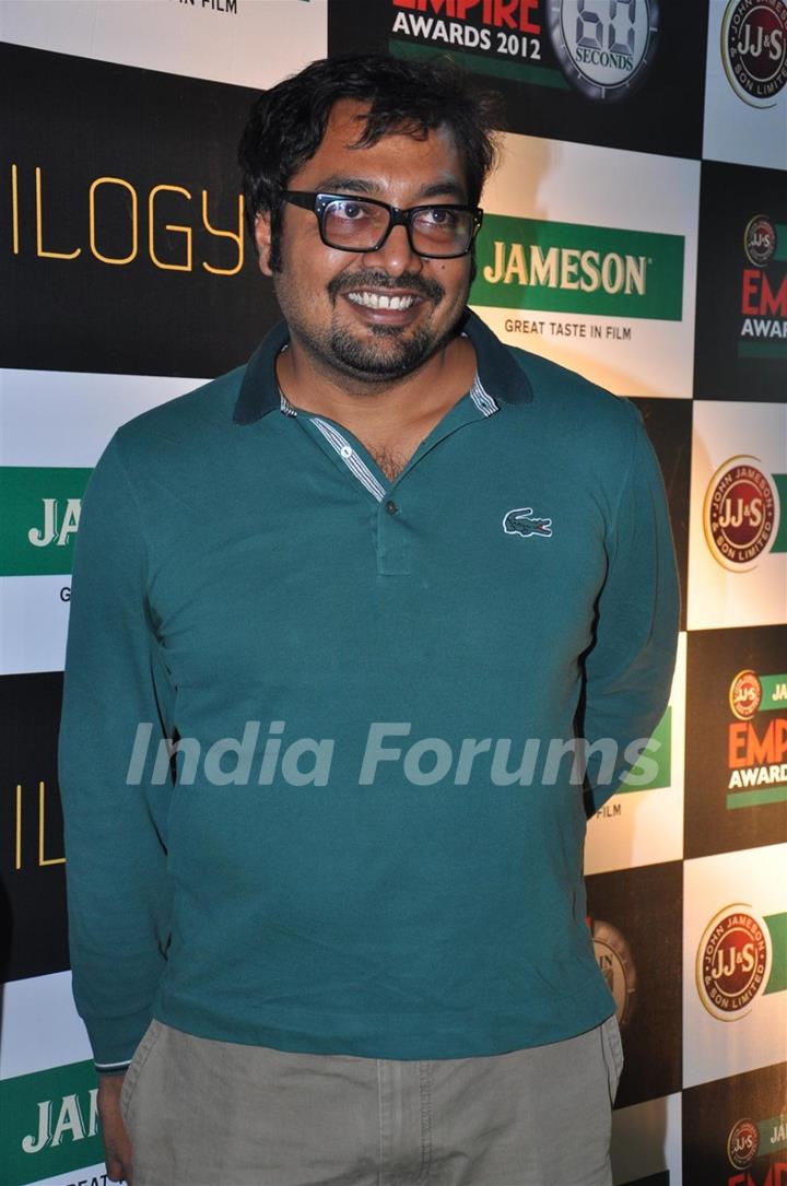 Anurag Kashyap at The Jameson Empire Awards London press meet, Trilogy