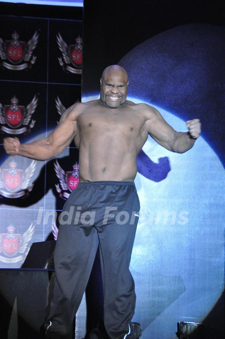 Bob Sapp at launch of Super Fight League 'SFL' at Novotel Hotel