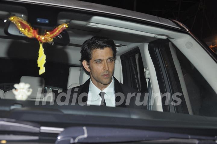 Hrithik Roshan at Parmeshwar Godrej's party for Hollywood talk show host Oprah Winfrey in Mumbai