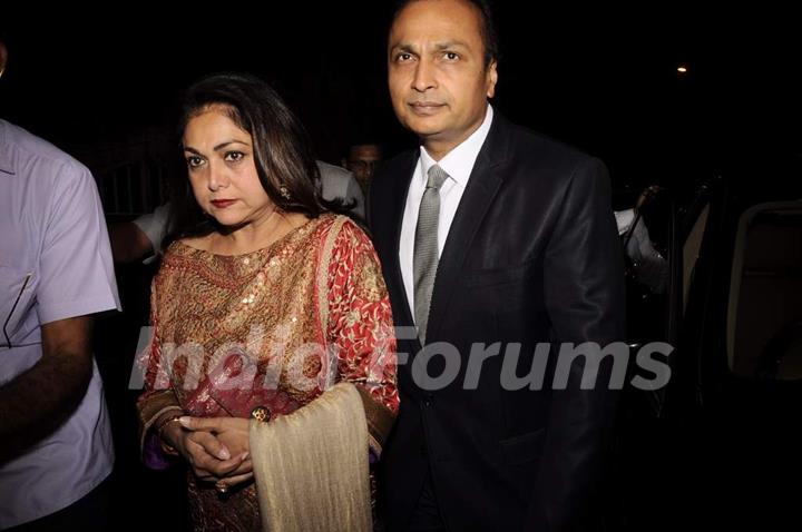 Tina and Anil Ambani at Parmeshwar Godrej's party for Hollywood talk show host Oprah Winfrey in Mumb