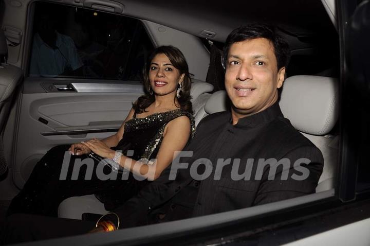 Madhur Bhandarkar at Parmeshwar Godrej's party for Hollywood talk show host Oprah Winfrey in Mumbai