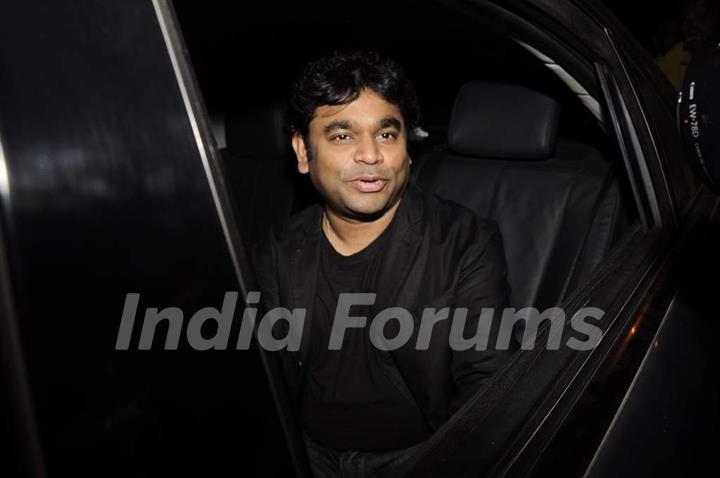 A.R. Rahman at Parmeshwar Godrej's party for Hollywood talk show host Oprah Winfrey in Mumbai