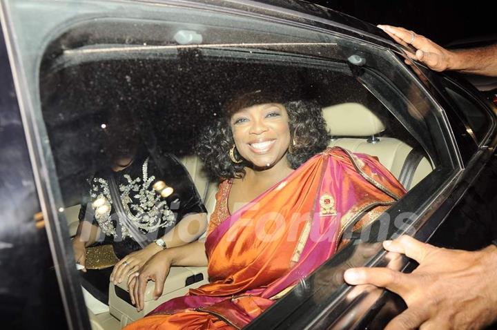 Parmeshwar Godrej's party for Hollywood talk show host Oprah Winfrey in Mumbai