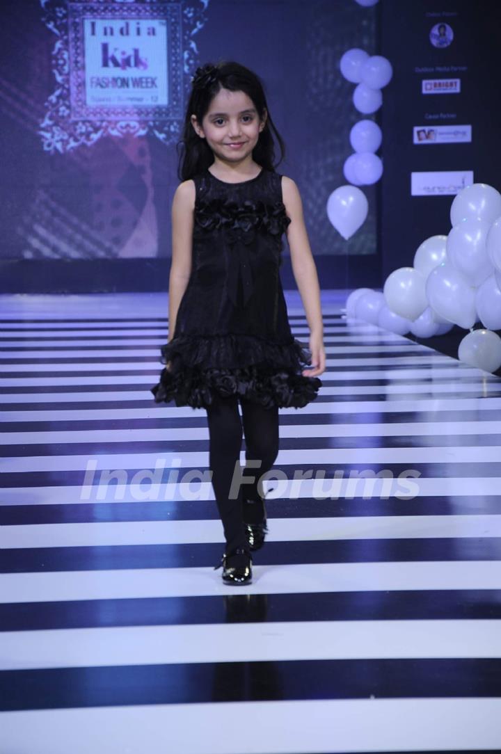 Kid walks for Rocky S at India Kids Fashion Week day 1 in Mumbai